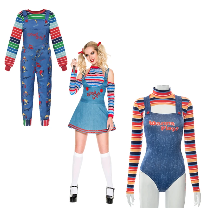 2025 Chucky Cosplay Costume Sh - Party Games For Adults And Kids review and price